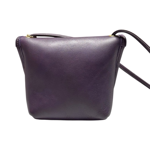 Coach | Rare Vintage Everett Crossbody 9934 | Eggplant Leather | 1995 | Mini Bag - Picture 3 of 14